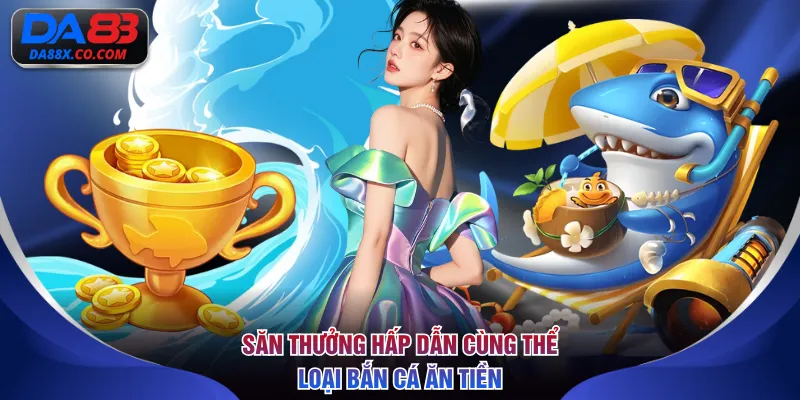 Săn thưởng hấp dẫn cùng thể loại bắn cá ăn tiền